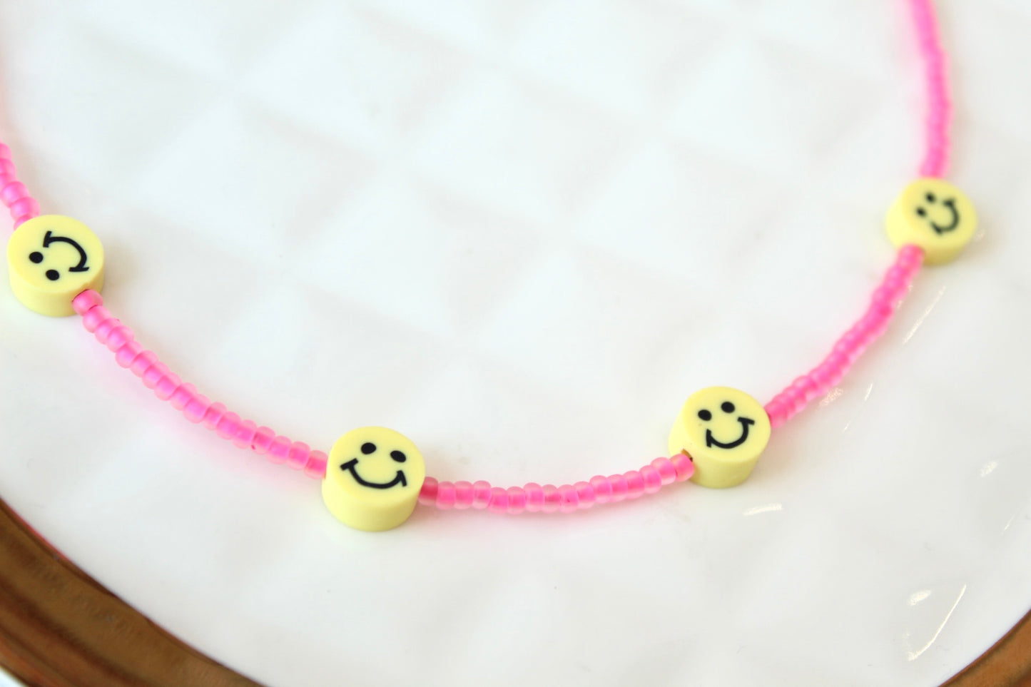 Collar rosa smile