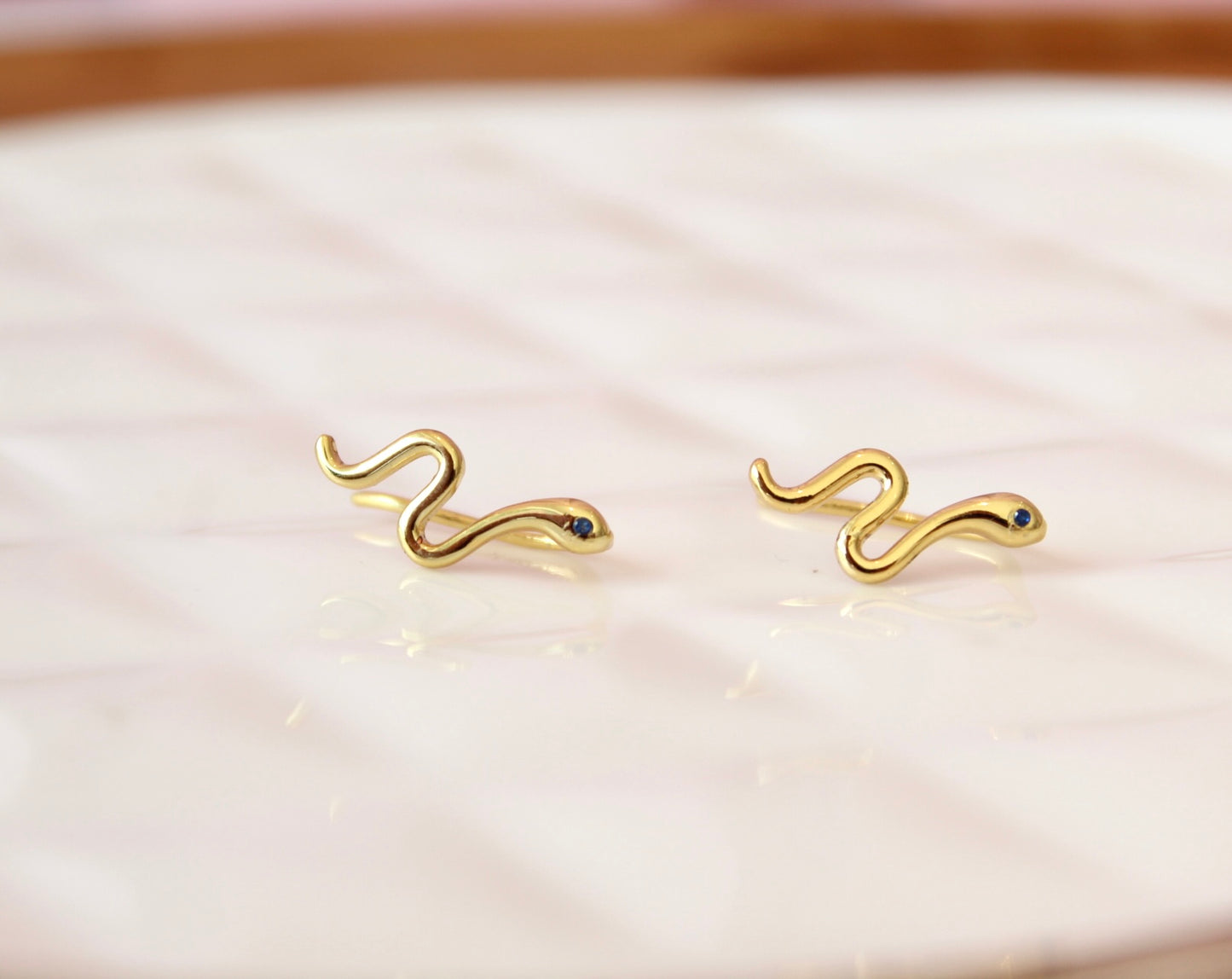 Aretes de serpiente